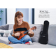 Funda Rocktile para Ukelele Soprano Negro/Naranja