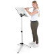 Classic Cantabile Leggio Orchestrale in Lamiera Forata Heavy Bianco