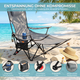 Stagecaptain CSF-600 MKII Nick Fauteuil De Camping Avec Repose-Pieds