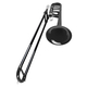 Classic Cantabile MardiBrass Kunststof Bb/F-kwarttrombone zwart