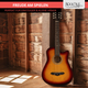 Rocktile WSD-5C-SB Slim Line Westerngitarren Set Sunburst