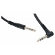 Pronomic INSTS-A-3 Cable Jack Estéreo con Conector en Ángulo 3 m
