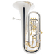 Lechgold Deluxe EU-310S Euphonium verzilverd Deluxe Set