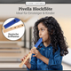 Classic Cantabile Pivella Blockflöte deutsch blau Set inkl. Flötenschule "Aller Anfang ist leicht"