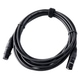 Pronomic Stage XFXM-5 Cavo Microfono XLR 5m Nero Set da 10 con Bobina Porta Cavo