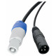 Pronomic Stage PPD-2.5 Cavo Ibrido Powerplug/DMX Set da 5
