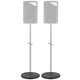 Pronomic SLS-4420 BK Plato para Barra de Separación 2x Set