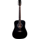 Classic Cantabile WS-10BK-LH Westerngitarre schwarz Linkshänder-Modell