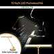 Showlite KW LED Pianoleuchte Gold Hochglanz