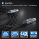 Sonero 2.0 Cavo Di Collegamento USB-C A USB-B 1m