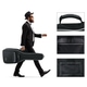 Rocktile Klassik-Gitarrentasche 3/4 & 7/8 - gepolstert mit Rucksackgarnitur schwarz