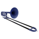 Classic Cantabile MardiBrass Kunststof Bb/F-Kwarttrombone mat-blauw
