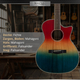 Rocktile WSC-150C-RBW Chitarra Western Rainbow