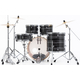 Pearl Export EXX725SBR/C778 Drumkit Graphite Silver Twist Set mit Taschen