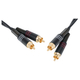 Pronomic Stage RCA-1.5 Audiokabel Cinch 1,5 m zwart