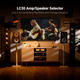 Conmutador Fosi Audio LC30 VU Amplificador/Altavoces Negro