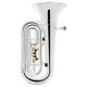 Classic Cantabile  KT-30SR MardiBrass Kunststoff Bb-Tuba Silber