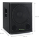 Pronomic Powerstage Economy 1815 2.1 Actief PA-systeem 550 Watt
