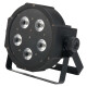 Projecteur Showlite FLP-5x9W Lot de 4 avec Showlite Master Pro USB & Câble
