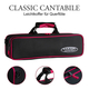 Classic Cantabile Lightweight Case for Flute Pink