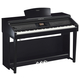 Yamaha CVP-701 PE Clavinova Digitalpiano Schwarz Hochglanz SET inkl. Bank + Kopfhörer + Klavierschule