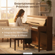 Classic Cantabile UP-1 OM Upright E-Piano Okoume