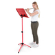 Classic Cantabile Leggio Orchestrale In Lamiera Forata Heavy Rosso