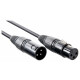 Pronomic Stage XFXM-2.5 Cavo Microfono XLR 2,5 m Nero
