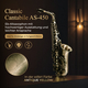 Classic Cantabile Winds AS-450 Antique Yellow Alto Saxophone ESM Set