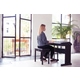 Yamaha DGX-670 B Portable Piano Schwarz Home Set