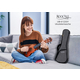 Funda Rocktile para Ukelele Soprano Gris/Negro