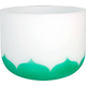 Cuenco de Cristal Sela SECLU11F Lotus 11" Nota F (432 Hz) Verde