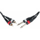 Pronomic J4RC-3 Cavo Audio Stereo 6,3 mm Jack/Cinch 3 m