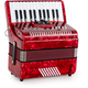 Classic Cantabile 48 Bas Akkordeon "Secondo V" Rood