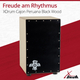 XDrum Cajon Peruana Black Wood inkl. Cajonschule