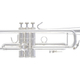 Bach LR180S-72 ML Stradivarius Bb-Trompete versilbert