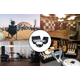 Stagecaptain IF-7141 Aufblasbarer Tisch-Hocker Drum-Design