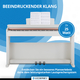 McGrey DP-19 WM E-Piano Weiß matt Set