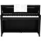 Classic Cantabile UP-1 SH E-Piano Zwart Hoogglans Deluxe Set