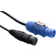 Pronomic Stage EUPPD-10 Câble Hybride Euro/PowP/DMX Compatible Schuko/Powercon + DMX 3 broches, 10m