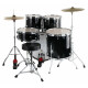 Batterie XDrum Semi 20" Studio Midnight Black incl. école