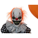 Europalms Halloween Clown Figur mit Luftballon Fußschalter Set