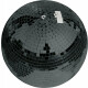 Eurolite Palla Specchiata 40 cm Nera Set