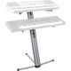 Classic Cantabile KS-100 Dubbele Keyboardstandaard Zilver