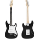 McGrey Rockit E-Gitarre ST-Komplettset Black