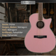 Rocktile WSC-150C-PK Chitarra Western Pink