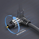 Sonero optisches Toslink Kabel 2x90° Stecker 1,50m
