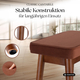 Classic Cantabile Banquette De Piano Design Velours Noyer