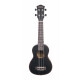Cascha Premium Concert Mahogany Ukulele Set Black