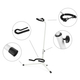 Classic Cantabile GS-30 WH Supporto per Chitarra (leggero) Bianco